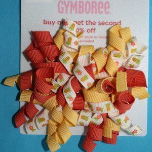Tutti Fruity Bows Curly Corker Yellow Gymboree NWT